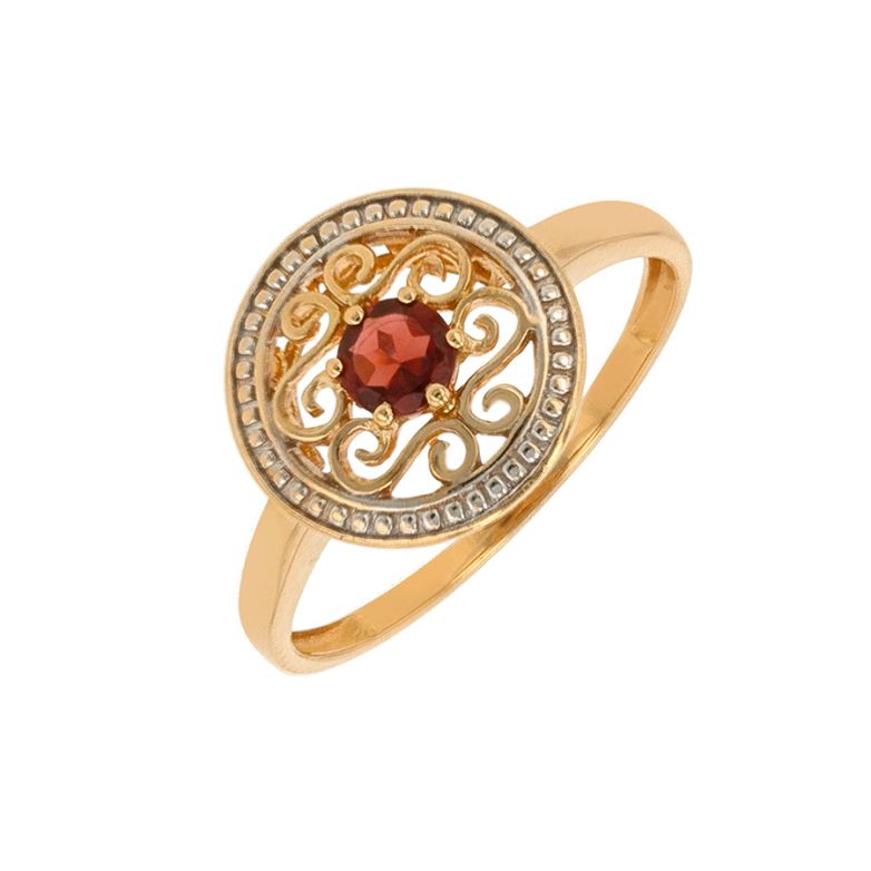 Garnet ring 0.23 carat 2...