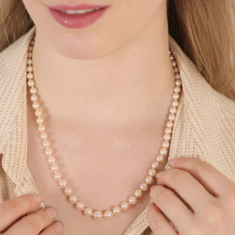 Vintage cultured pearl...