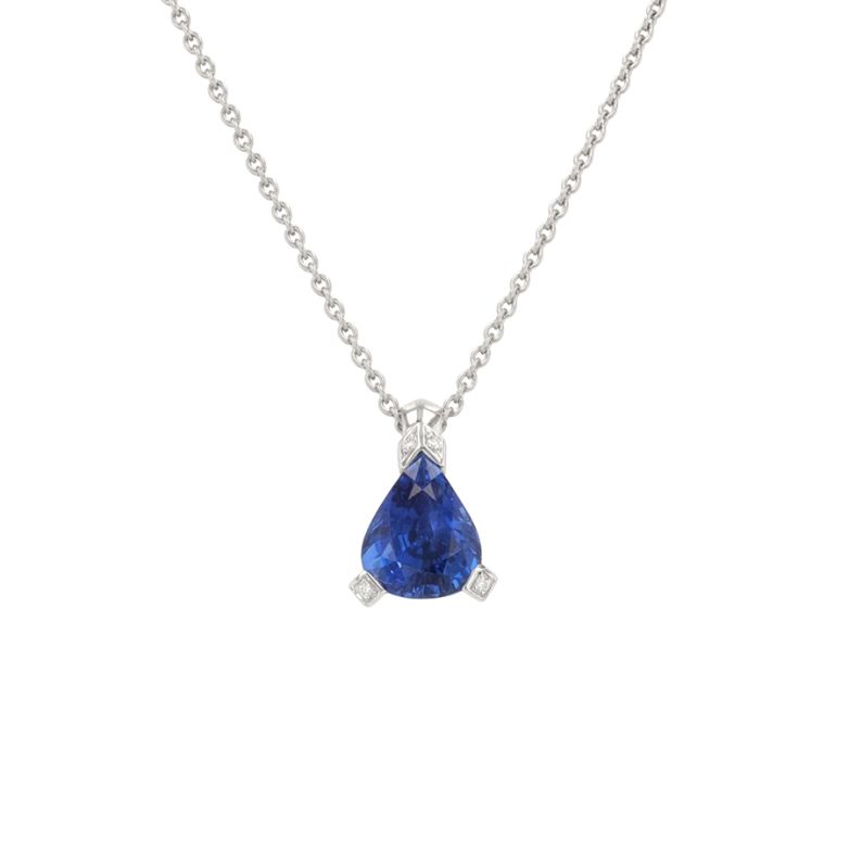 Necklace sapphire 6.36...