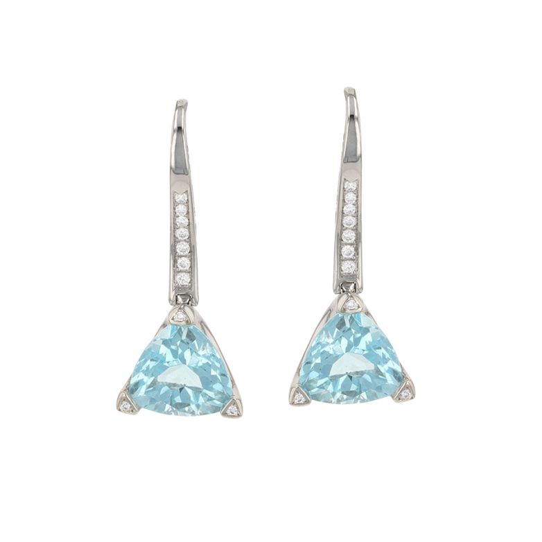 Earrings topaz 11.48 carats...