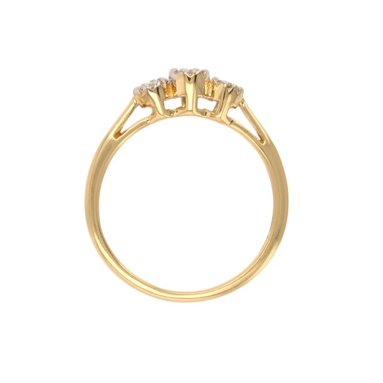 Diamond trilogy ring 0.14...