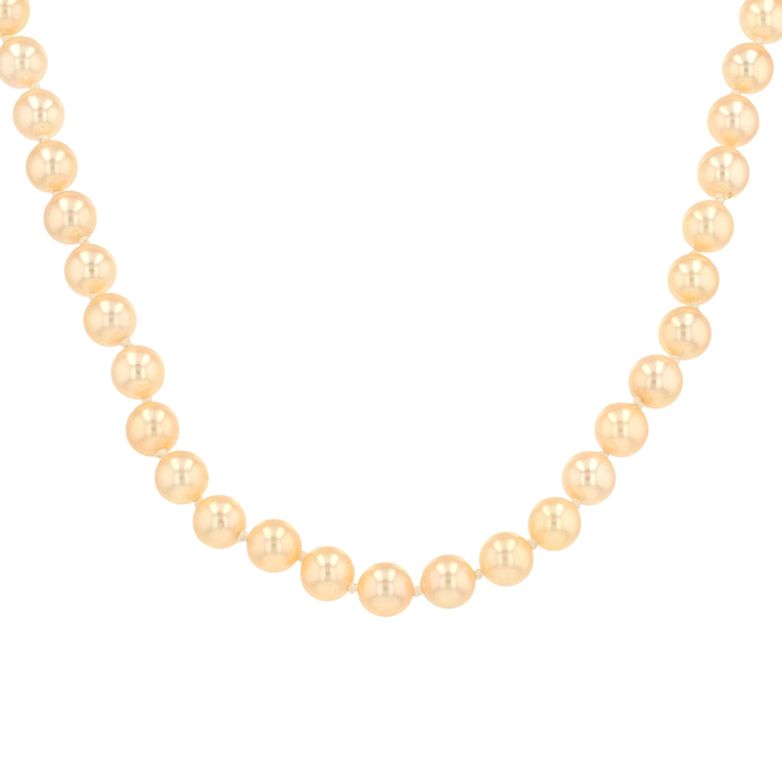 Necklace of yellow gold...