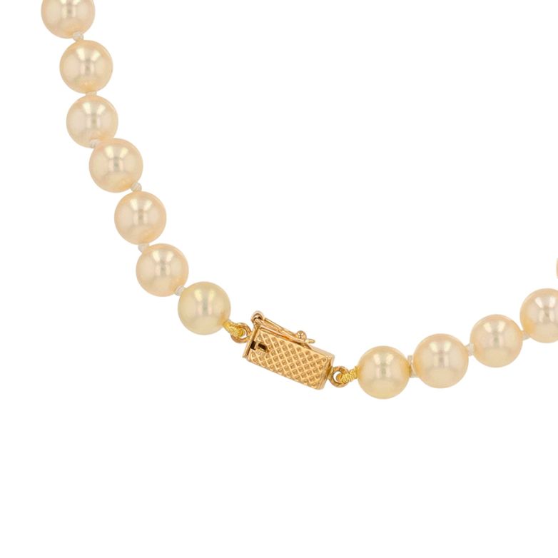 Necklace of yellow gold...