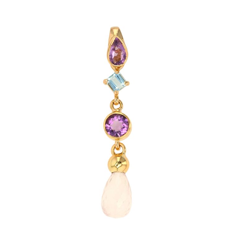 Pendant gemstones yellow...
