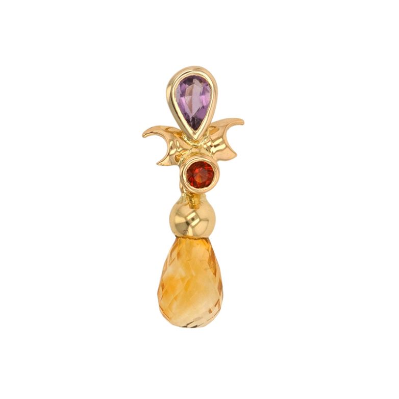 Pendant gemstones yellow...