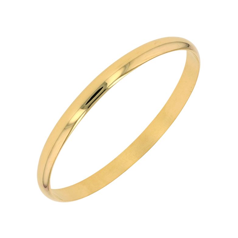 Rigid yellow gold bangle...