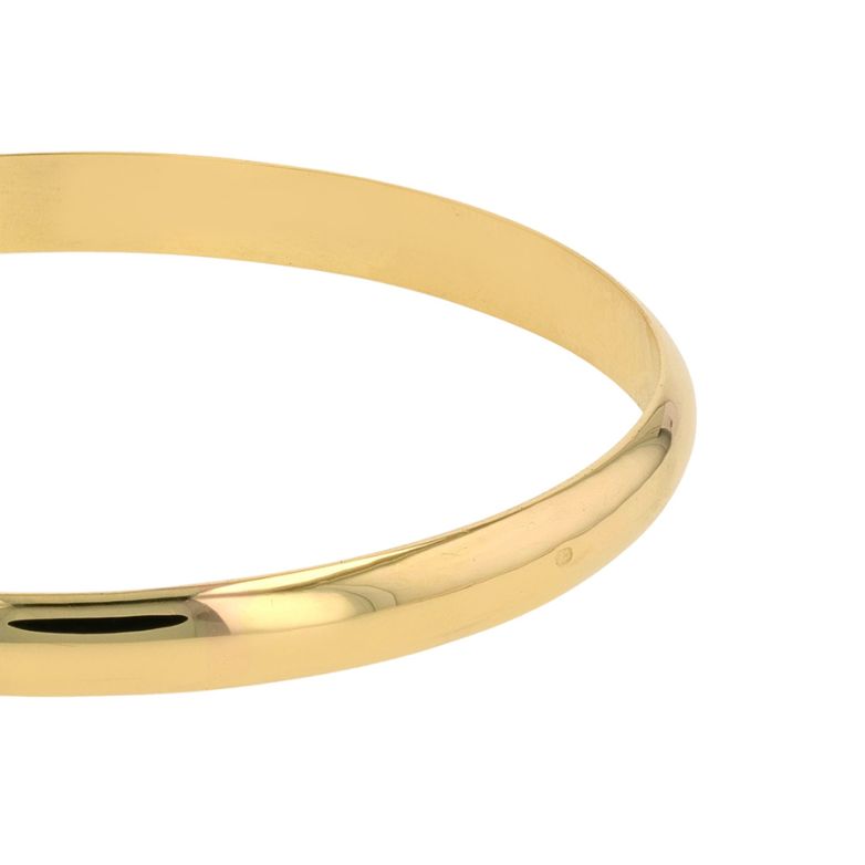 Rigid yellow gold bangle...