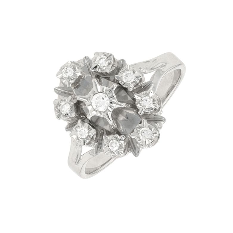 Vintage ring diamonds 0.115...