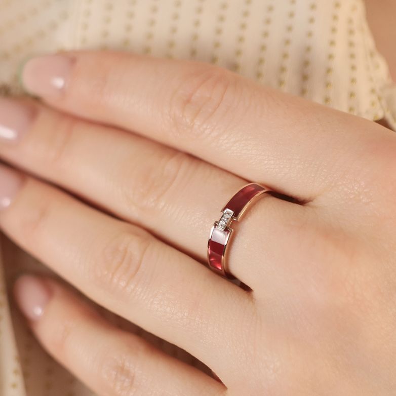 Ring CLOZEAU diamonds 0.015...