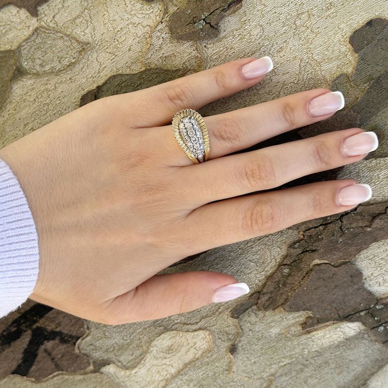 Vintage diamond ring 1.40...