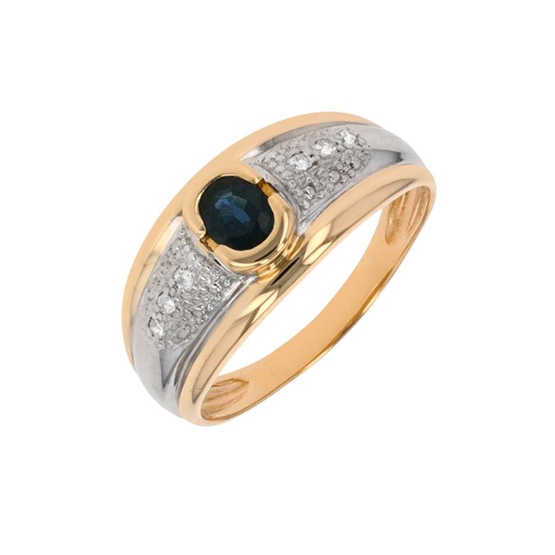 Vintage ring sapphire 0.34...
