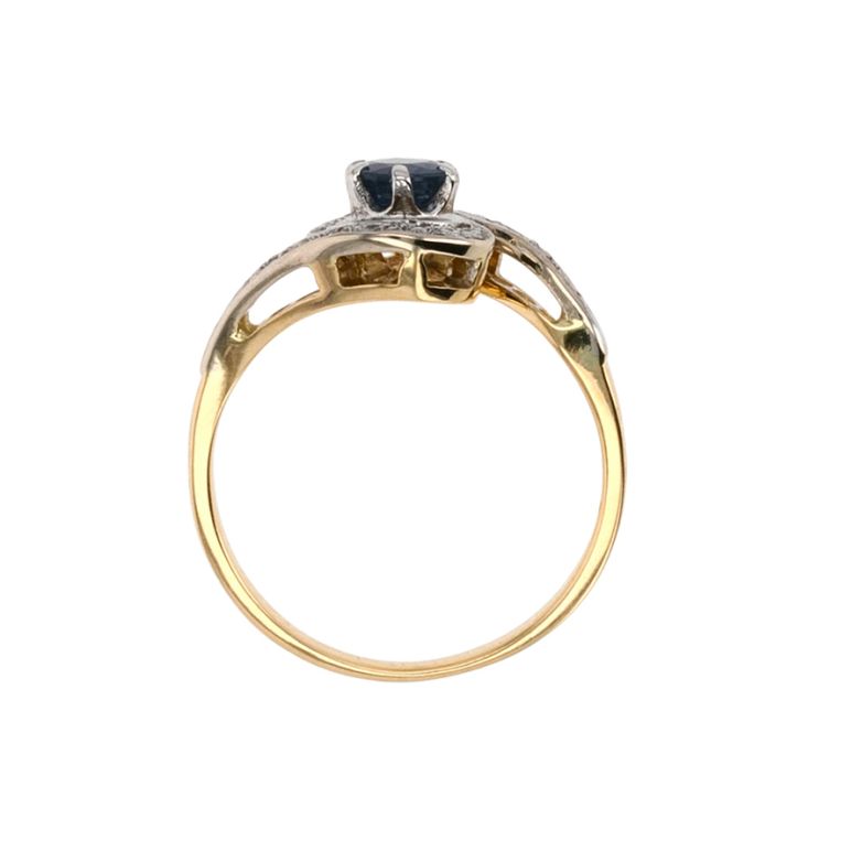 Vintage ring sapphire 0.49...
