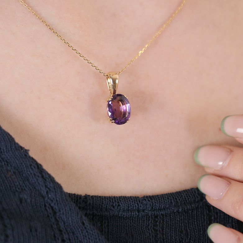 Amethyst pendant 3.97...