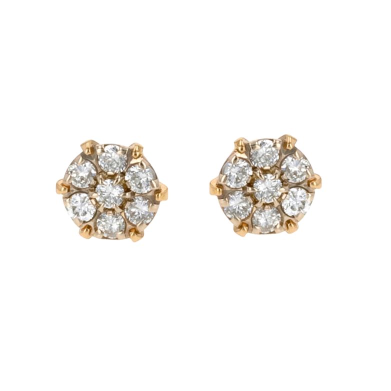 Earrings diamonds 0.21...