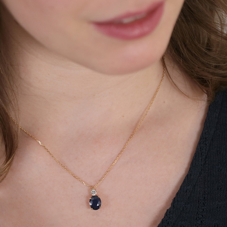 3-carat sapphire and...