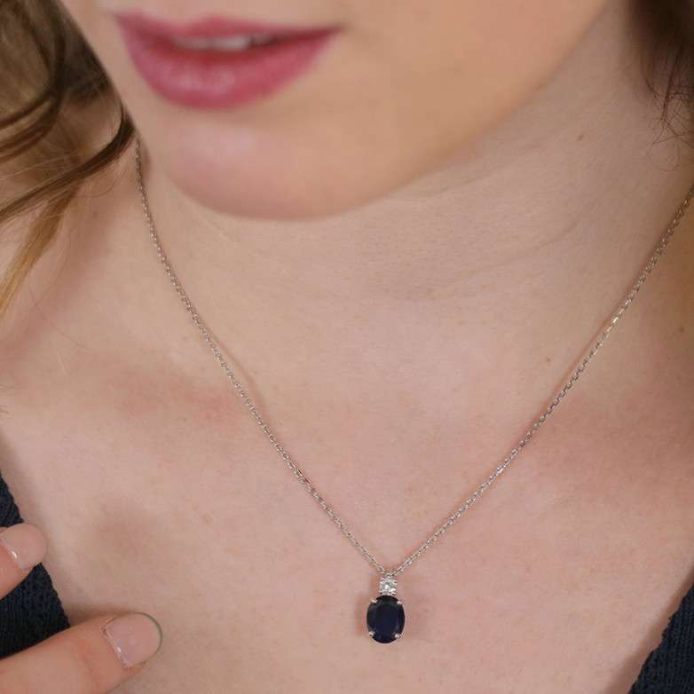2.85 carat sapphire and...