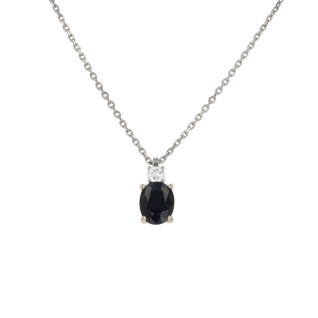 Necklace with a 2.91-carat...