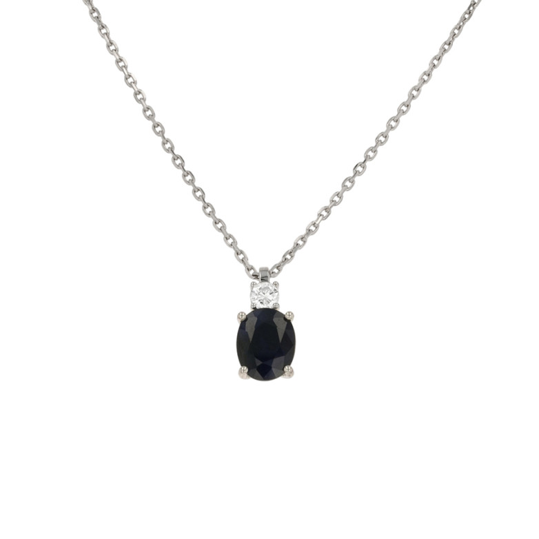 Necklace with a 2.91-carat...