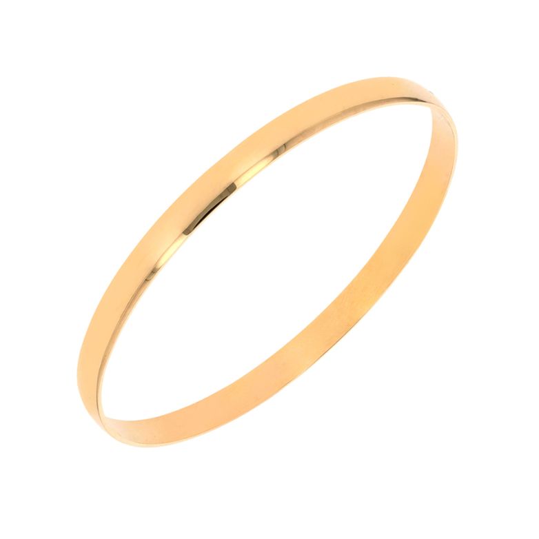18.56g yellow gold bangle...