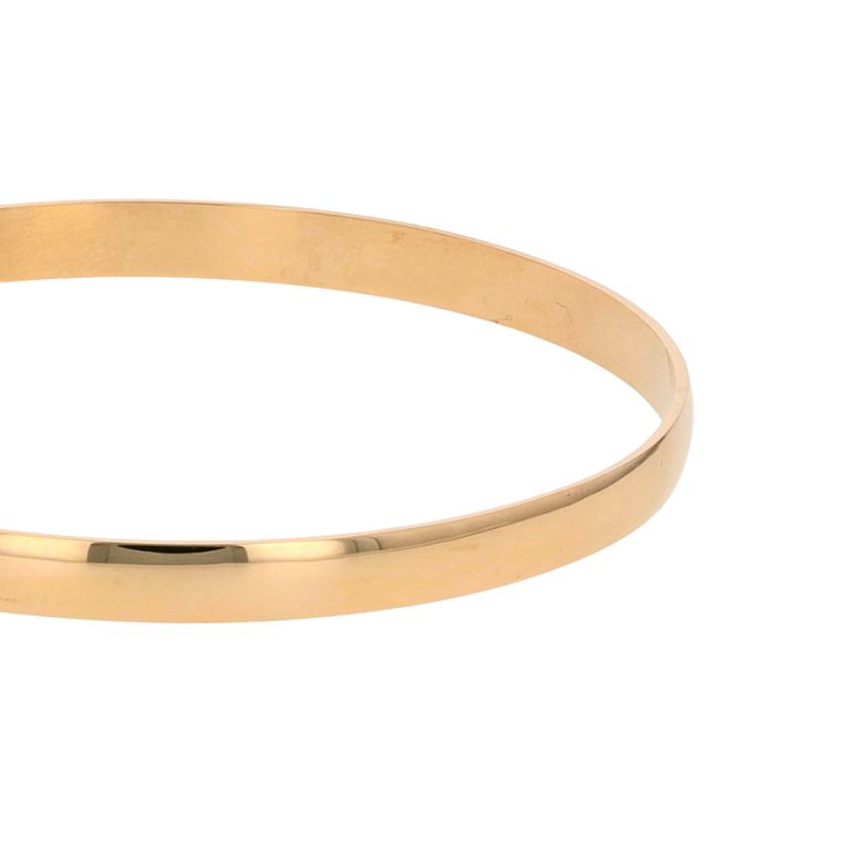 18.56g yellow gold bangle...