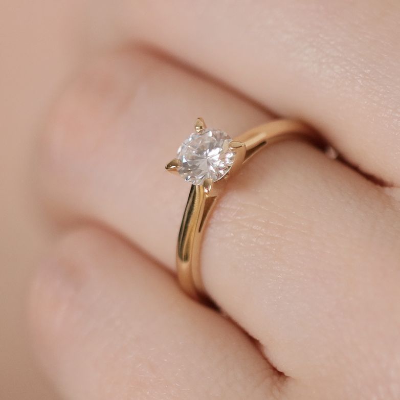 Solitaire diamond 0.65...