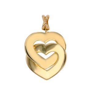 Intertwined hearts pendant...