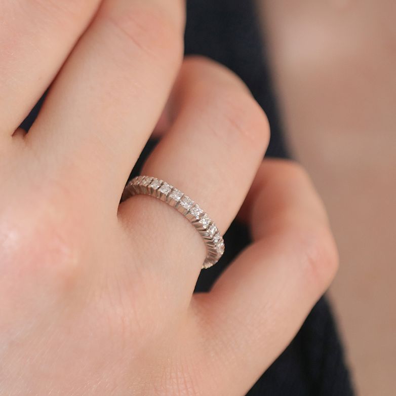 Wedding band full diamond...