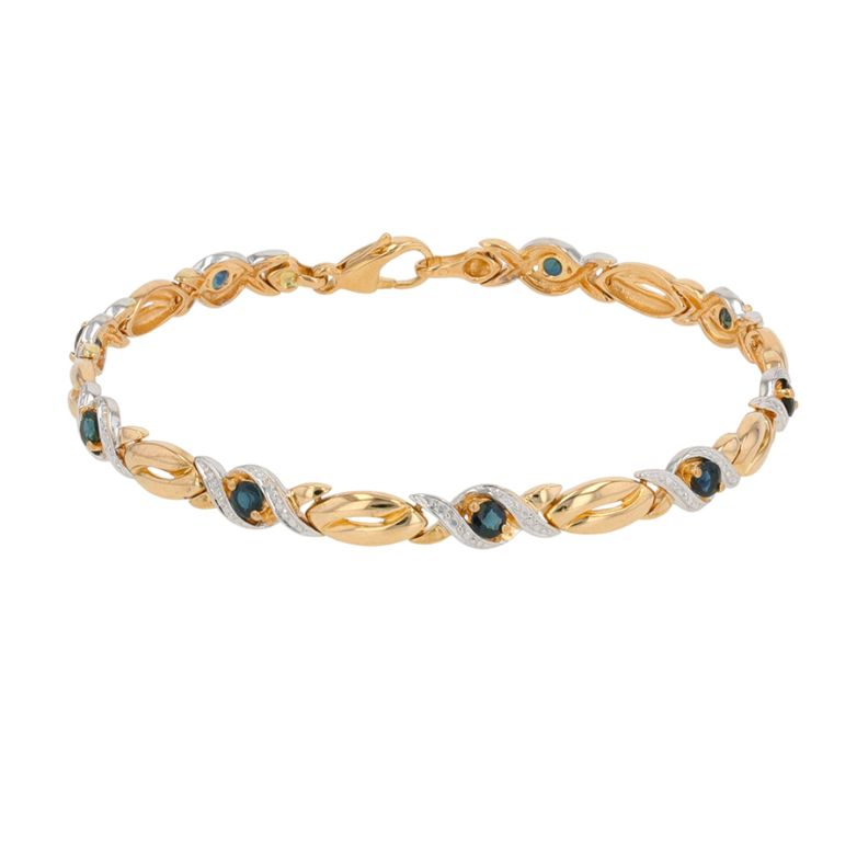 Bracelet sapphires 0.81...