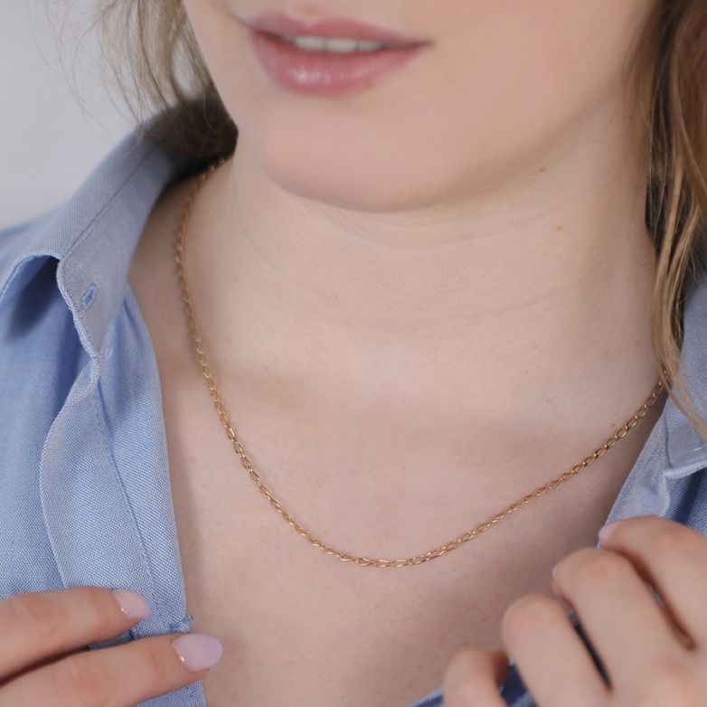 Yellow gold horse chain 4.59g