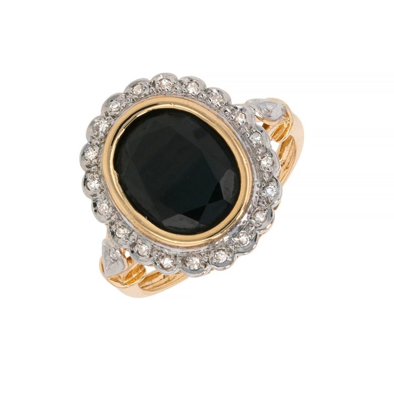 Daisy ring sapphire 3.65...
