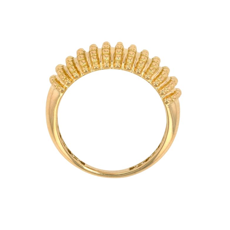 Yellow gold ring 5.14g