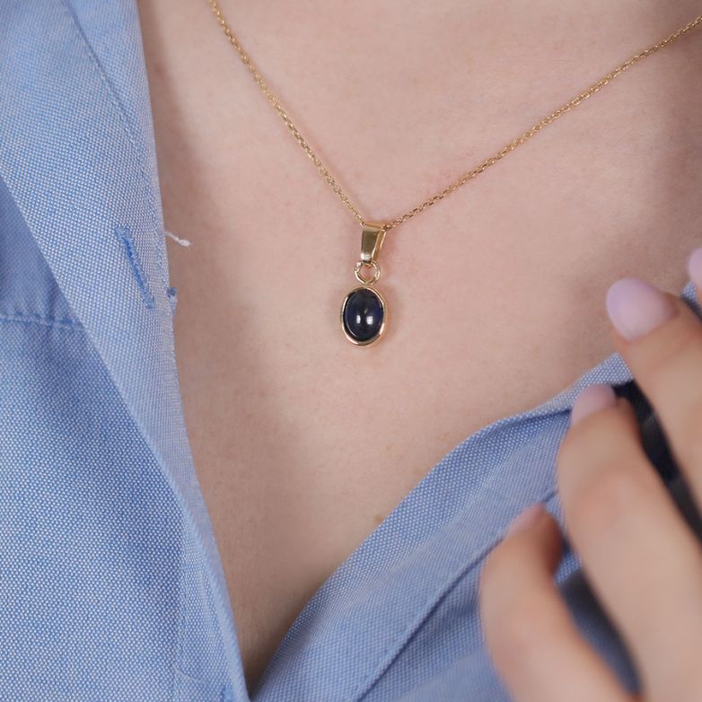 Vintage sapphire cabochon...