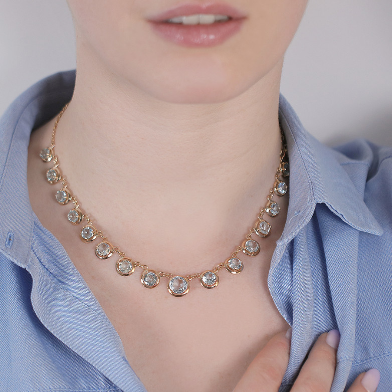 Vintage aquamarine necklace...