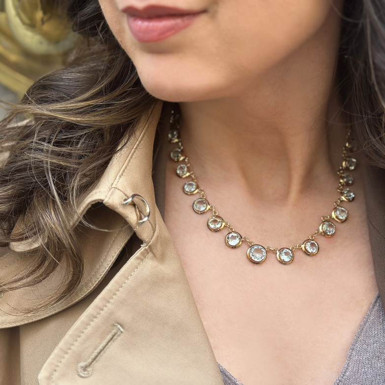Vintage aquamarine necklace...
