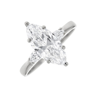 Solitaire diamants 2 carats...