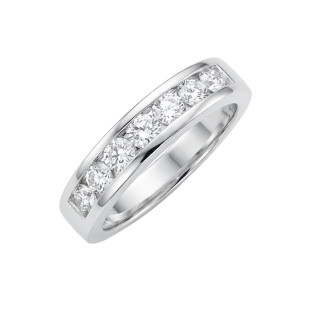 Diamond wedding band 0.84...