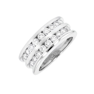 Double row diamond ring...