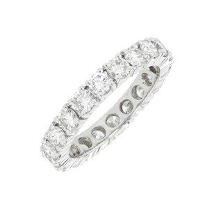 Wedding ring, full diamond...