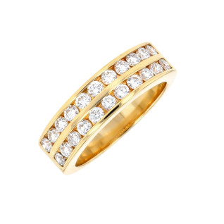 Double row diamond ring...