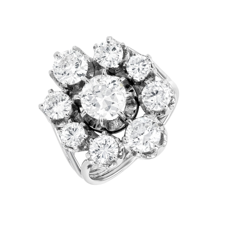 Vintage ring diamonds 2.76...