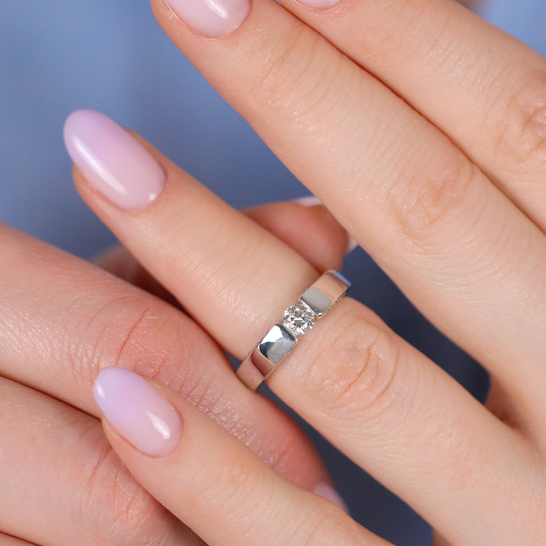 0.42-carat diamond...