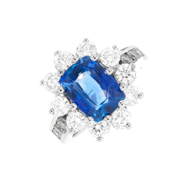 Ring daisy sapphire 2.06...