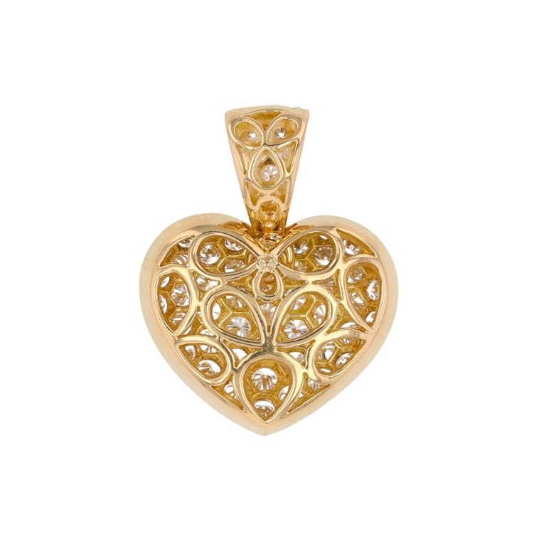 Heart pendant diamonds 1.51...