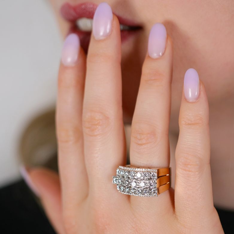 Vintage diamond ring 2.52...