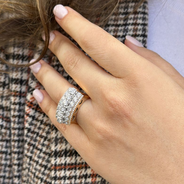 Vintage diamond ring 2.52...
