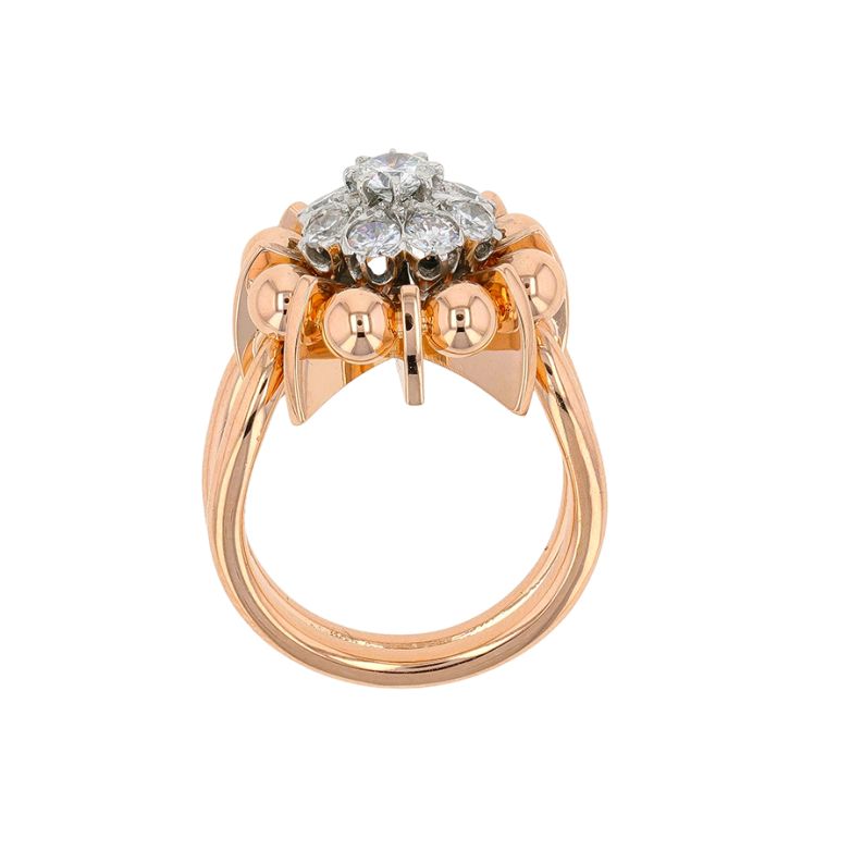Vintage ring diamonds 0.78...