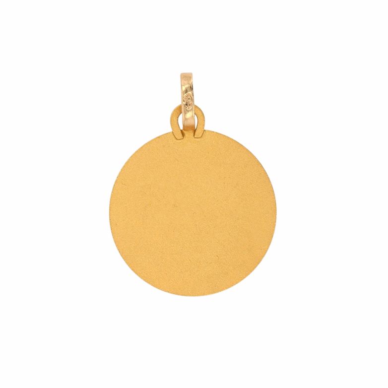Virgin Mary medal yellow...