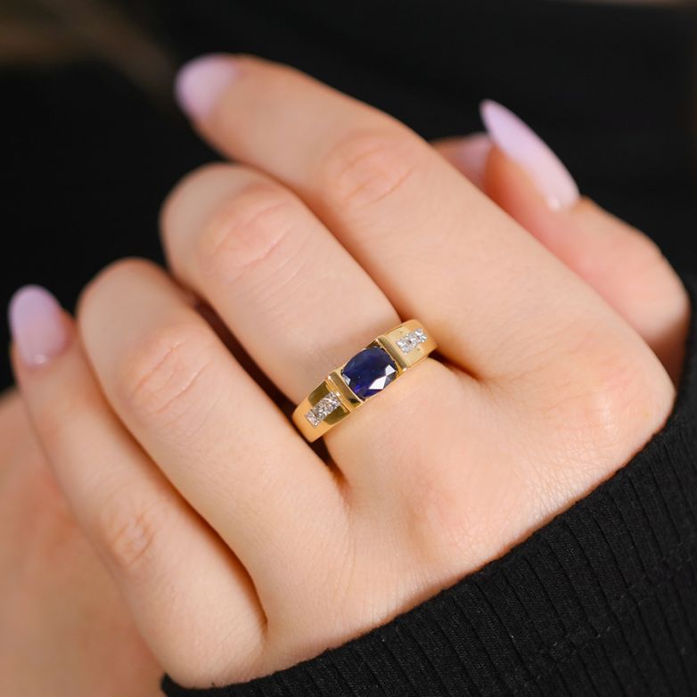 Ring sapphire 1.62 carat...