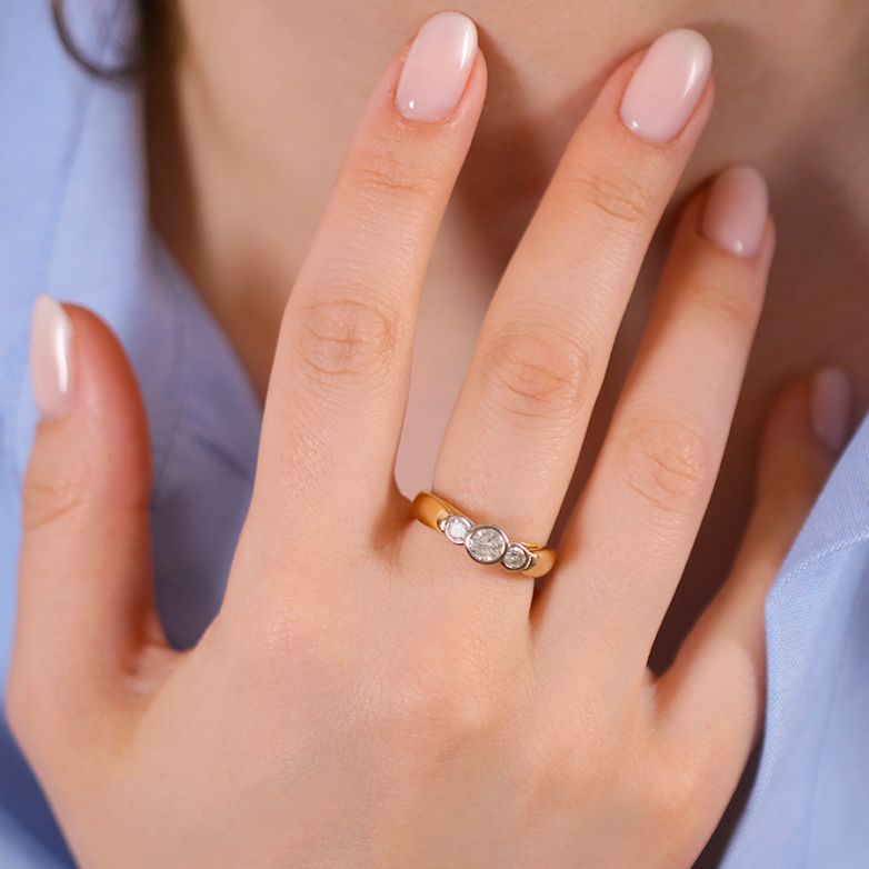 Diamond ring 0.62 carat 2...