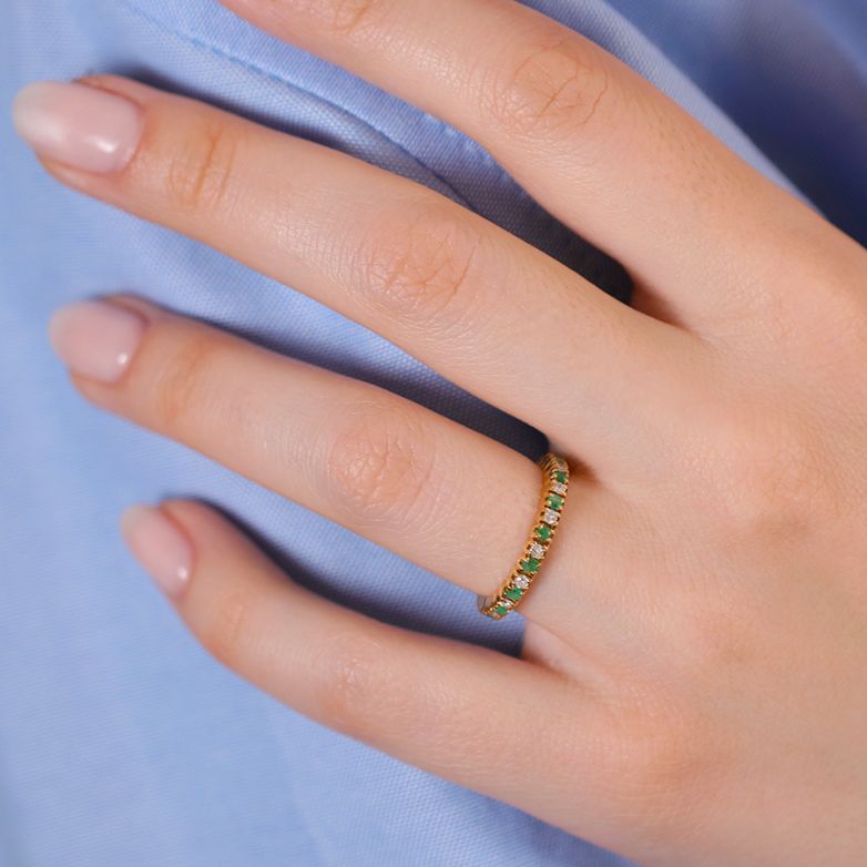 0.15 carat emeralds and...